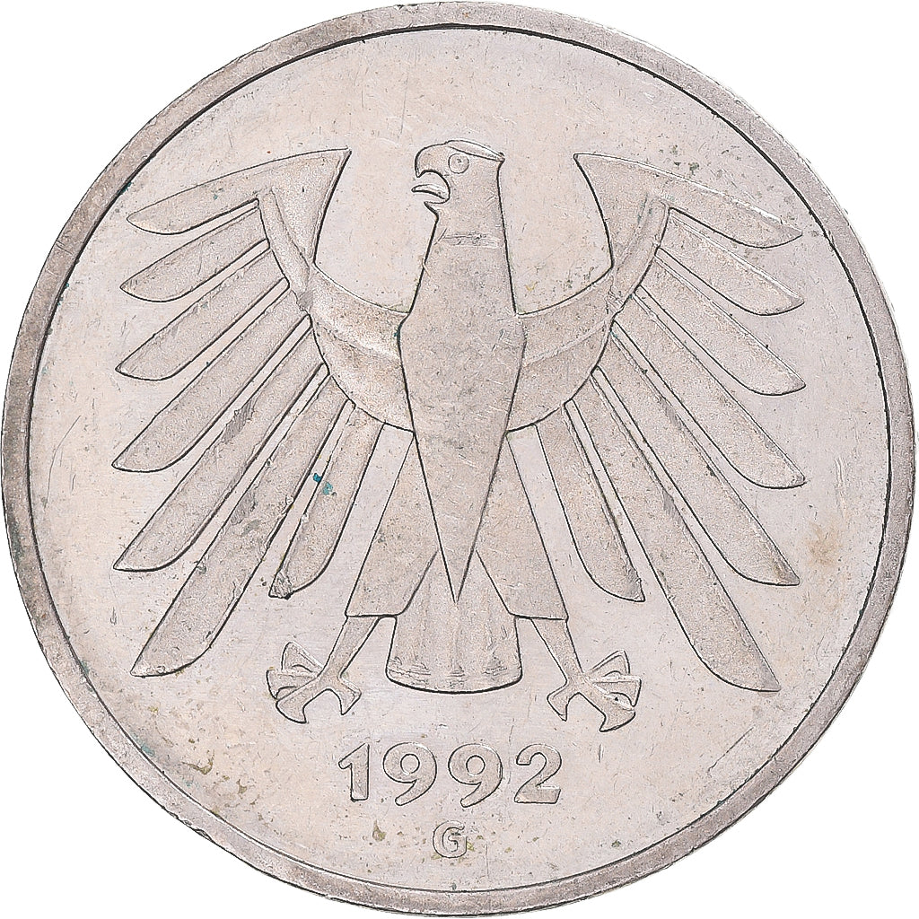 Coin, Germany, 5 Mark, 1992