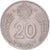 Moneta, Ungheria, 20 Forint, 1982