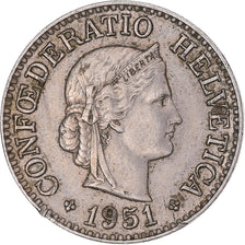 Münze, Schweiz, 10 Rappen, 1951