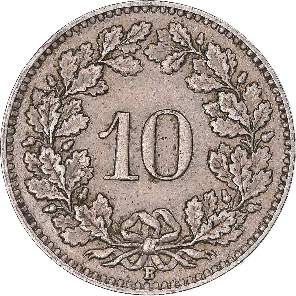 Münze, Schweiz, 10 Rappen, 1951