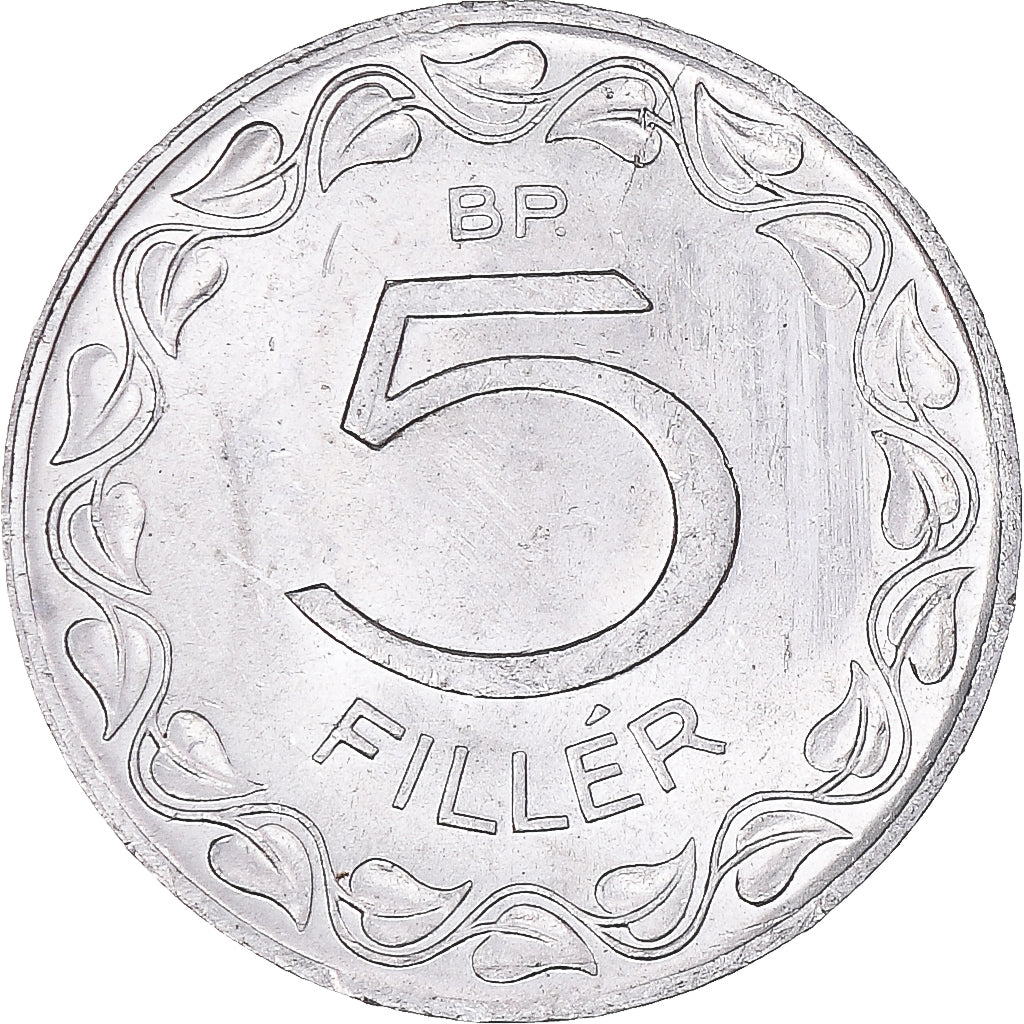 Moneta, Ungheria, 5 Filler, 1965