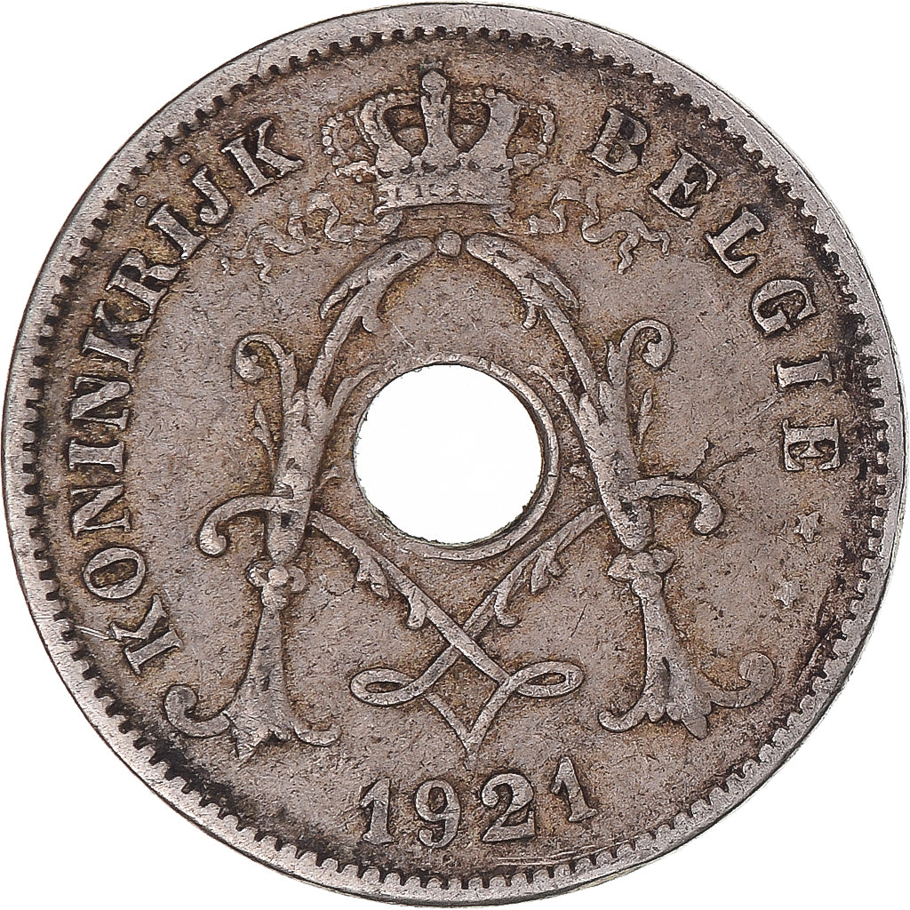 Moeda, Bélgica, 10 Centimes, 1921
