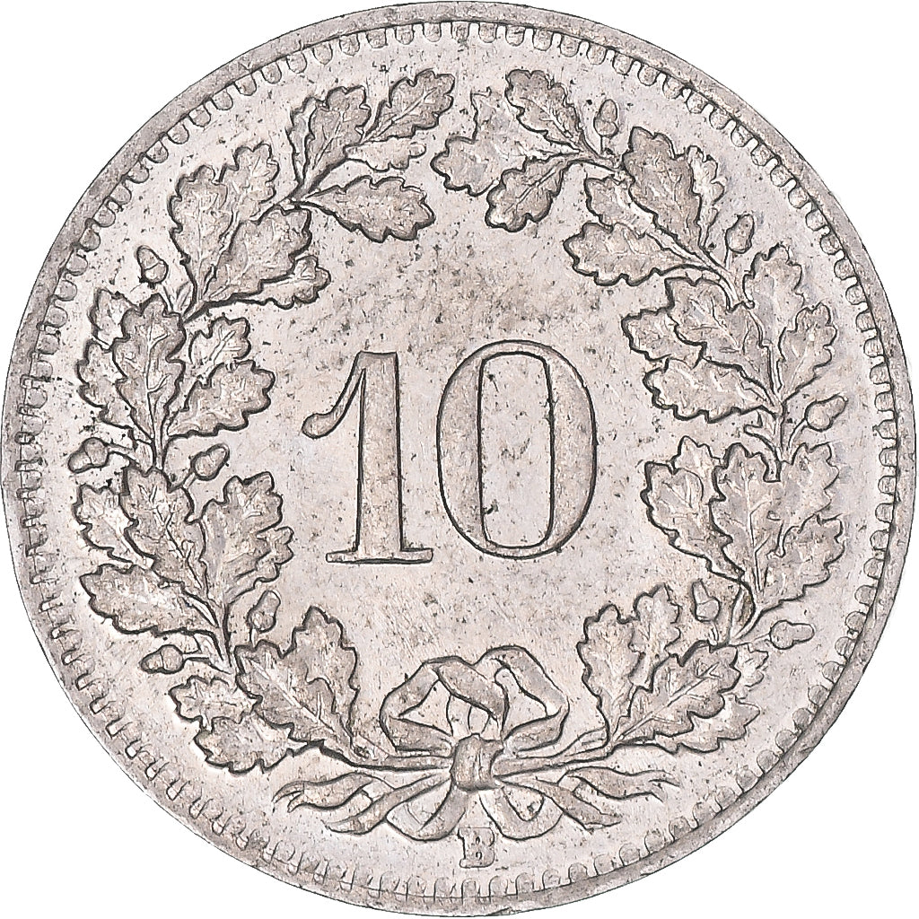 Münze, Schweiz, 10 Rappen, 1955