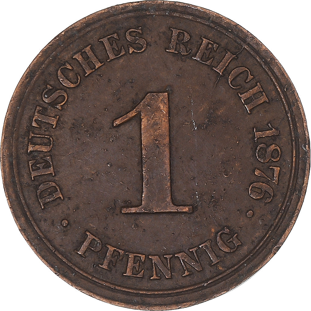 Munten, Duitsland, Pfennig, 1876