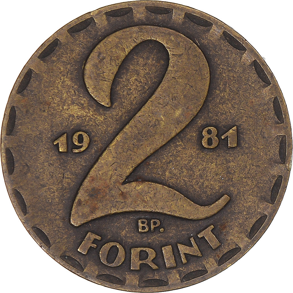 Moneta, Ungheria, 2 Forint, 1981