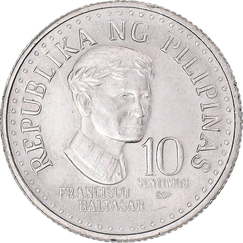 Monnaie, Philippines, 10 Sentimos, 1982