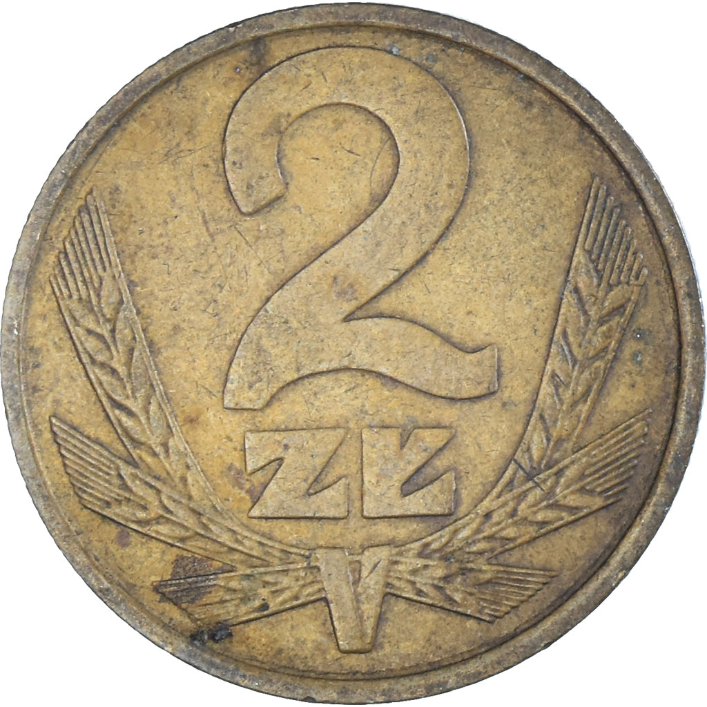 Moneta, Polonia, 2 Zlote, 1980