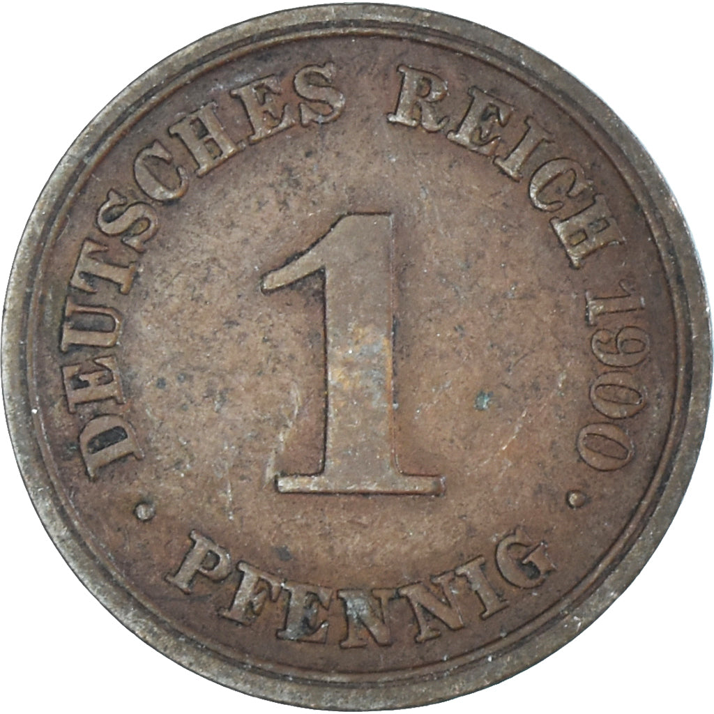 Coin, Germany, Pfennig, 1900
