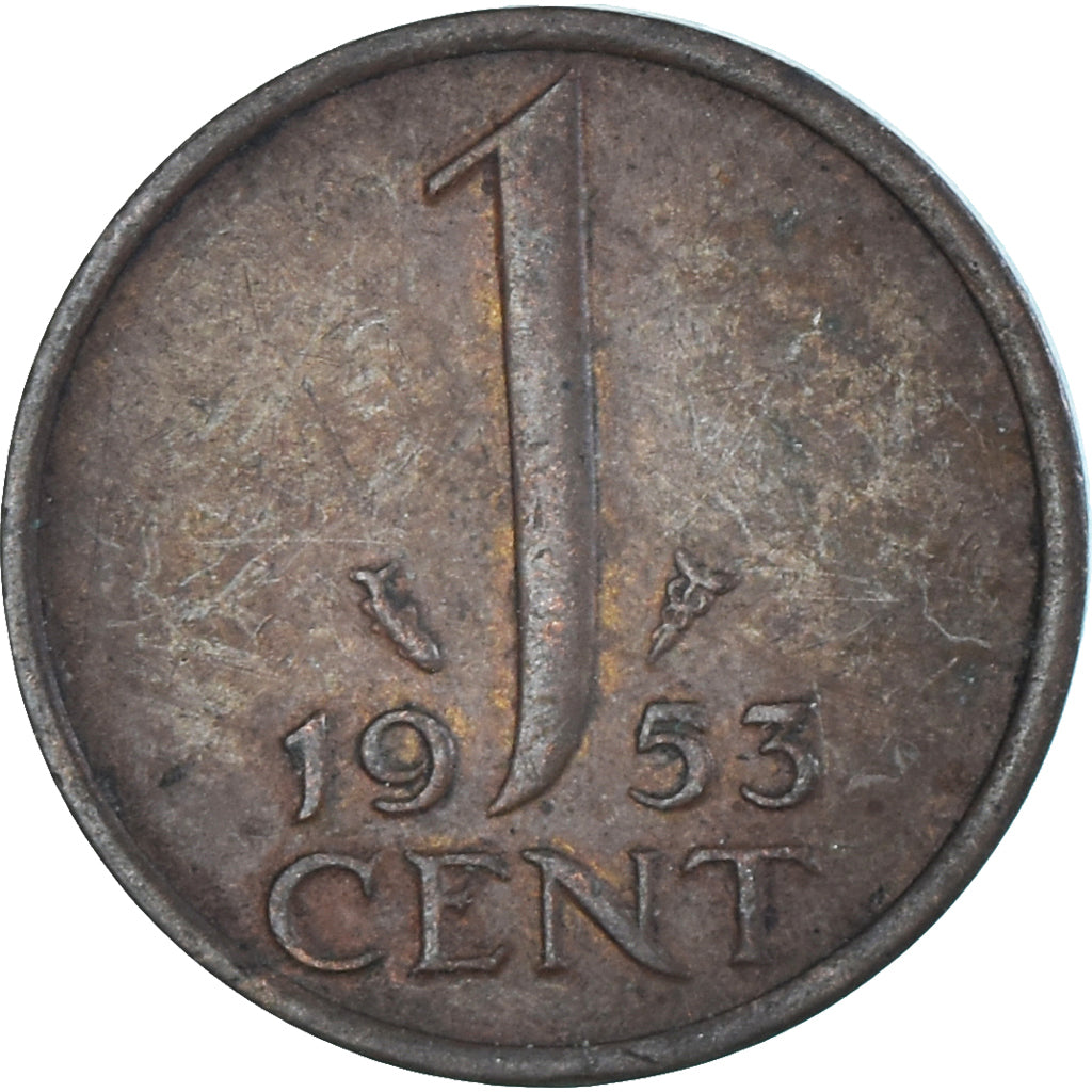 Moeda, Países Baixos, Cent, 1953