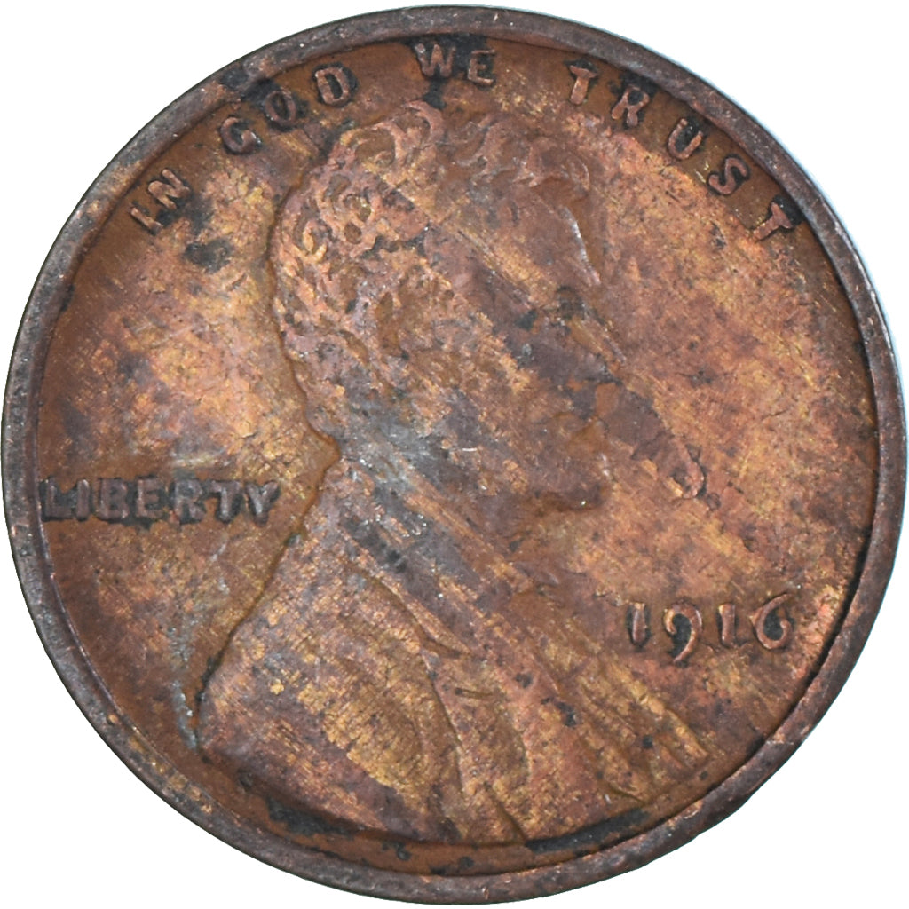 Moneta, Stati Uniti, Cent, 1916