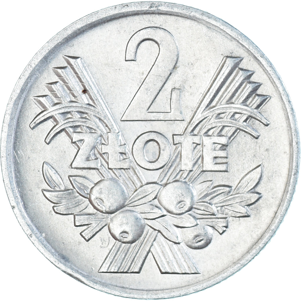 Moneta, Polonia, 2 Zlote, 1974