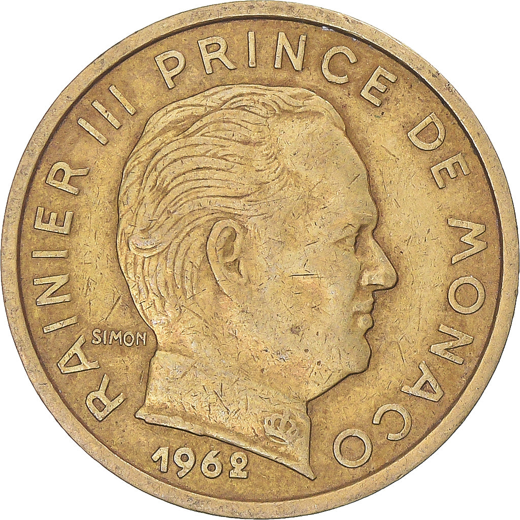 Münze, Monaco, 10 Centimes, 1962