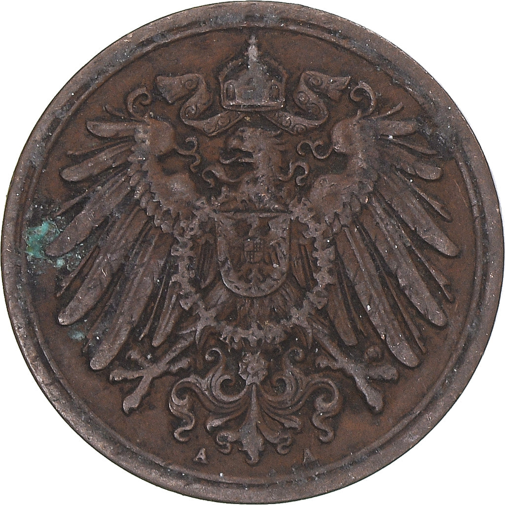 Moneta, Germania, Pfennig, 1907