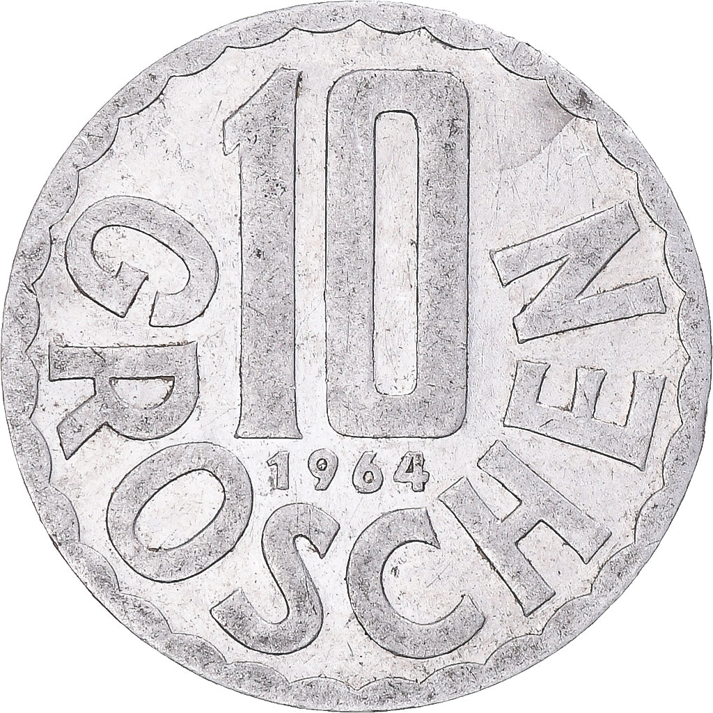 Munten, Oostenrijk, 10 Groschen, 1964