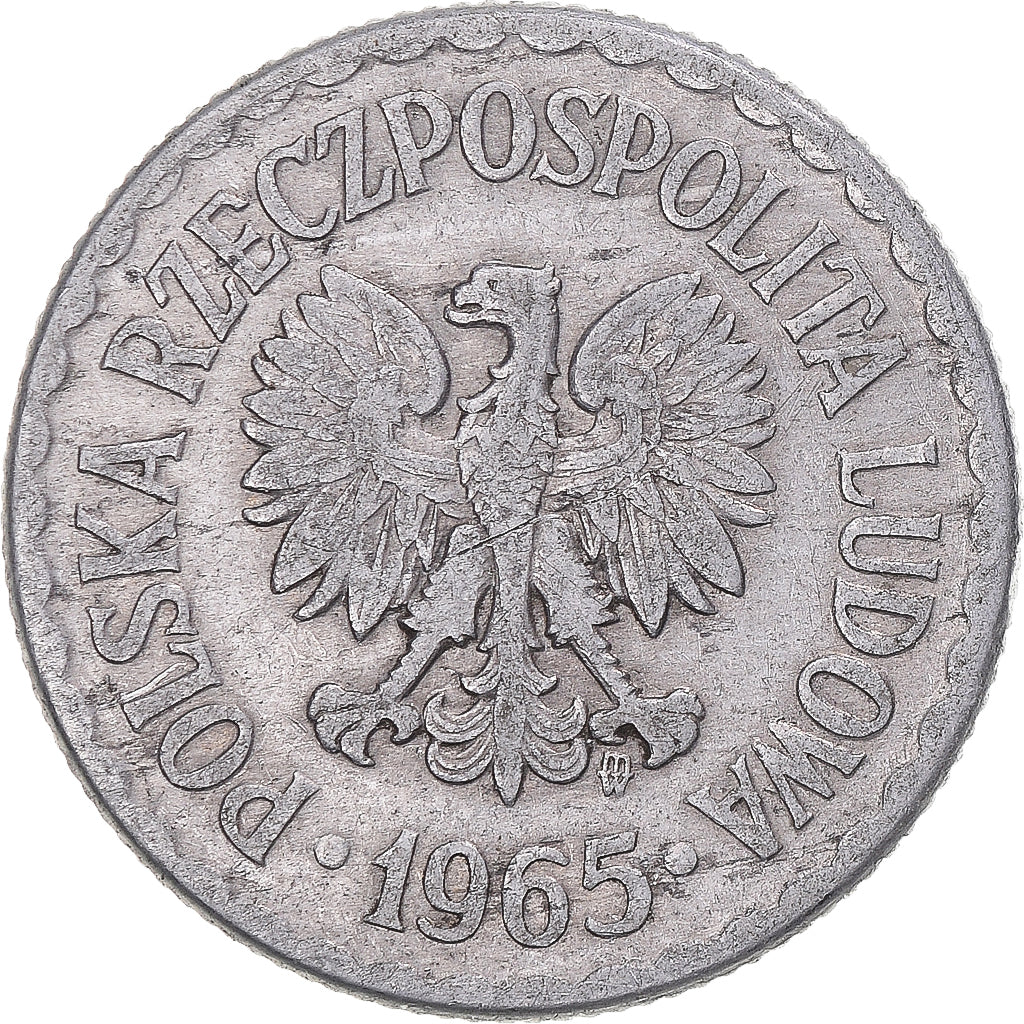 Coin, Poland, Zloty, 1965