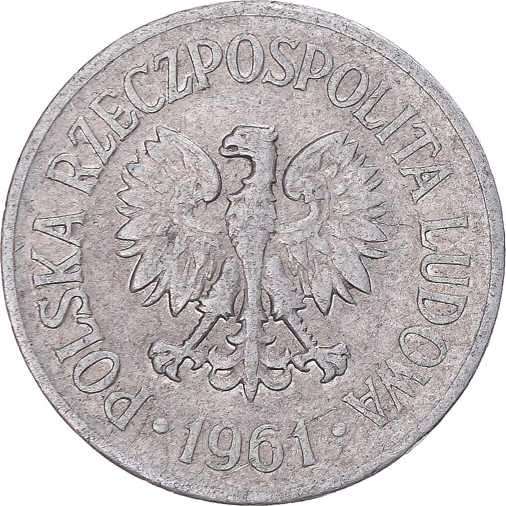 Moneta, Polonia, 20 Groszy, 1961