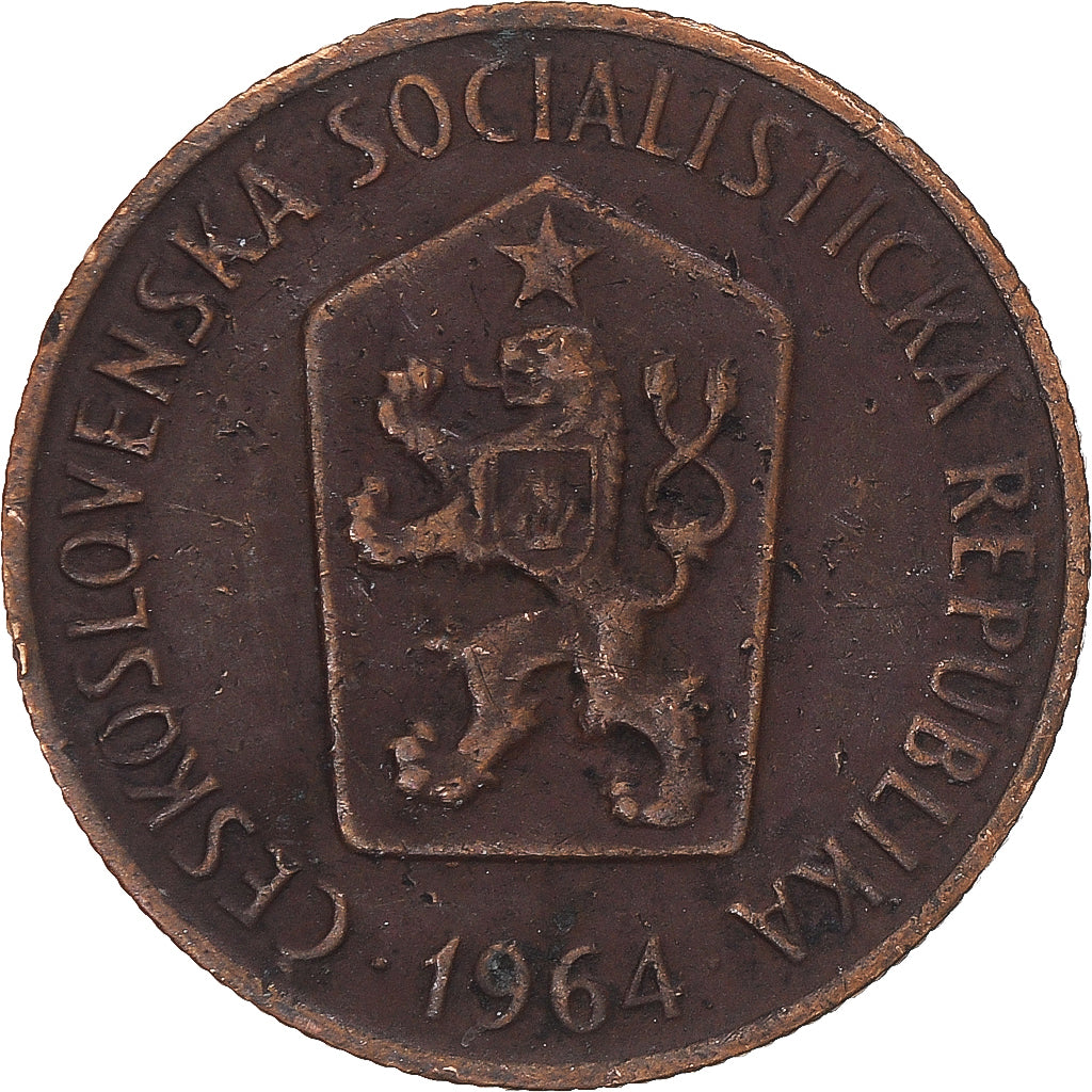 Coin, Czechoslovakia, 50 Haleru, 1964