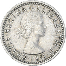 Coin, Great Britain, 6 Pence, 1958