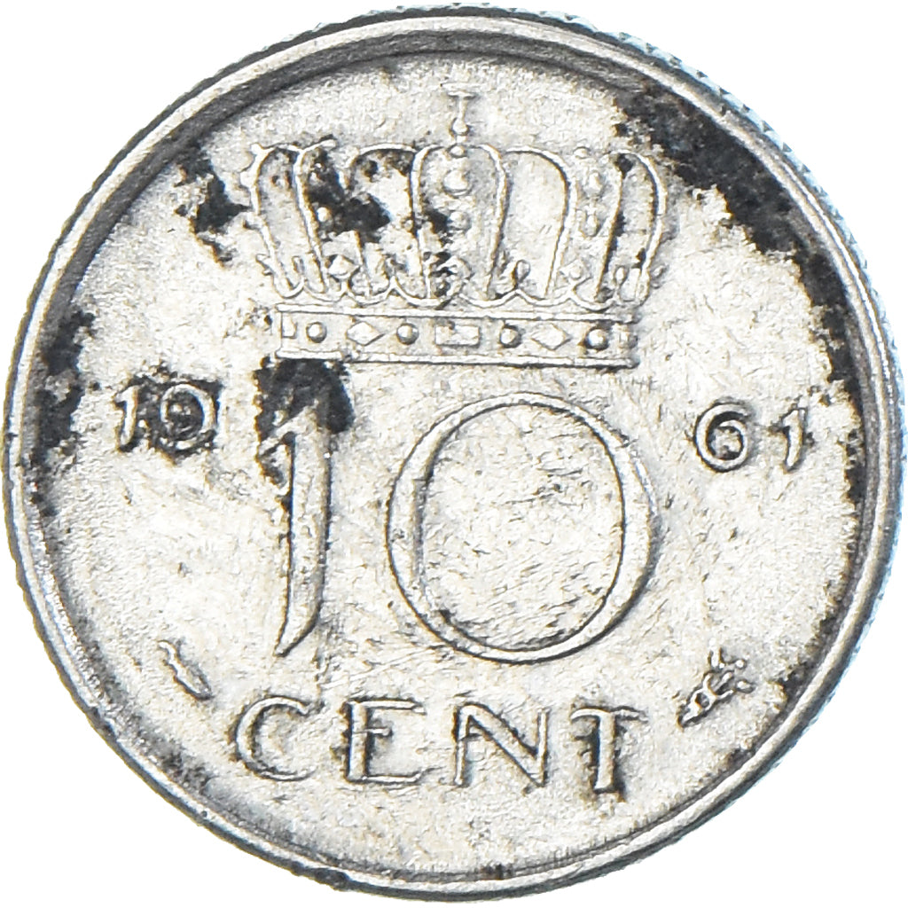 Moneta, Paesi Bassi, 10 Cents, 1961