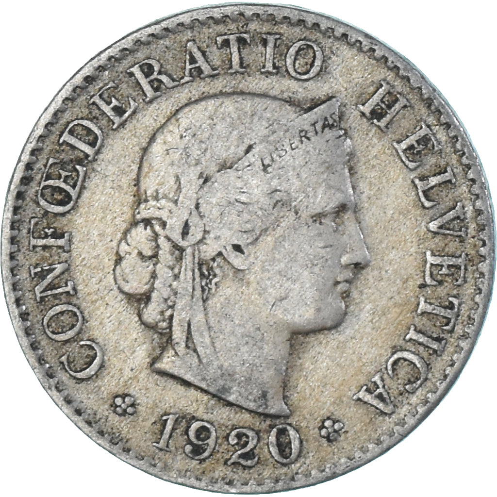 Coin, Switzerland, 5 Rappen, 1920