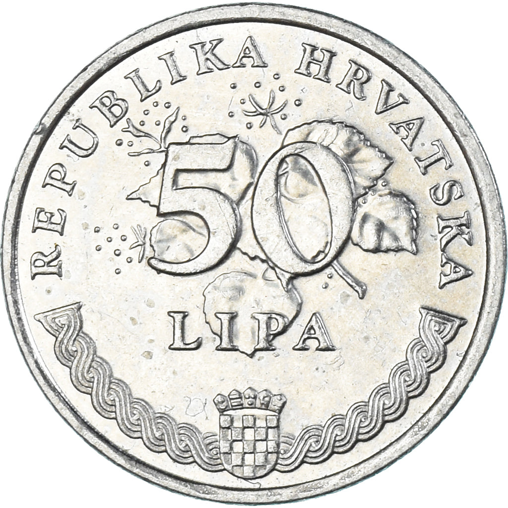 Münze, Kroatien, 50 Lipa, 2007