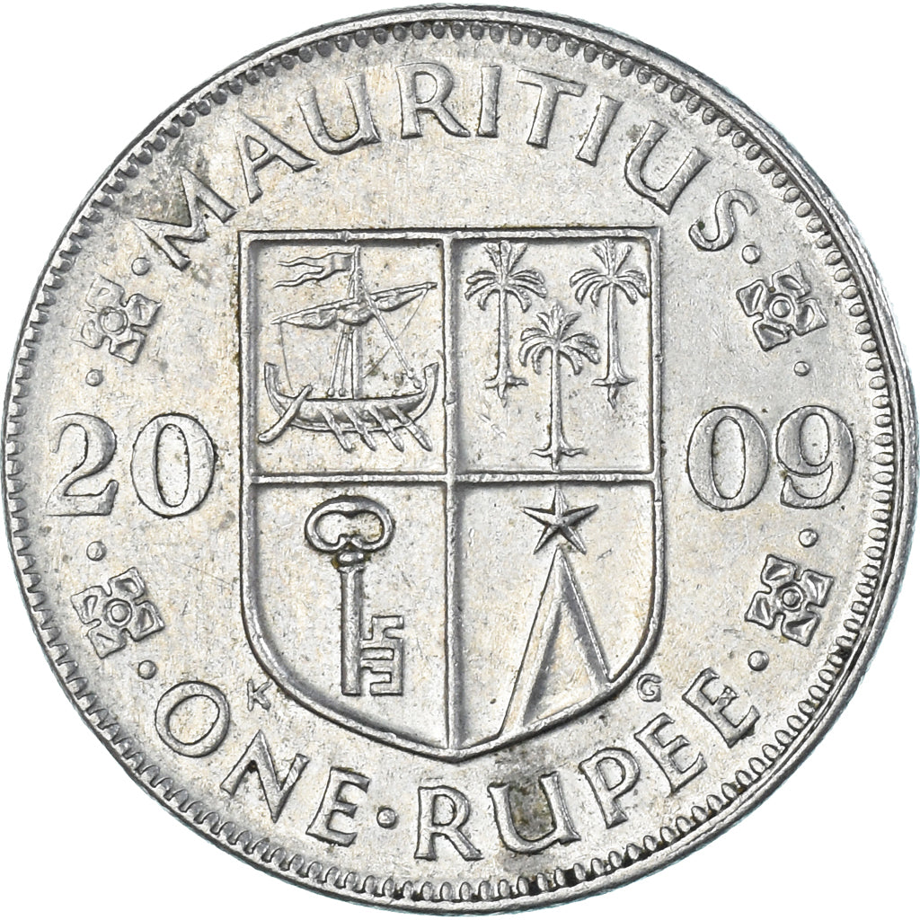 Coin, Mauritius, Rupee, 2009