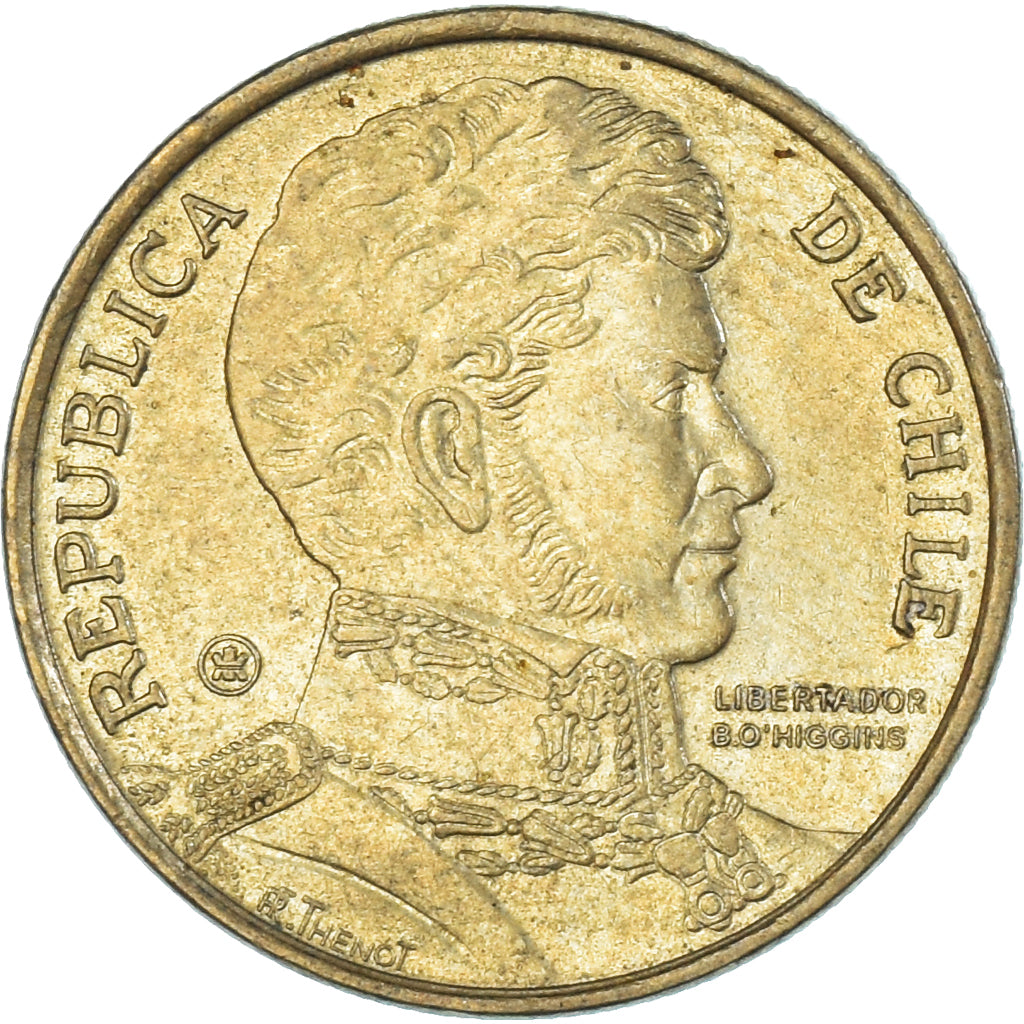 Coin, Chile, 10 Pesos, 2007