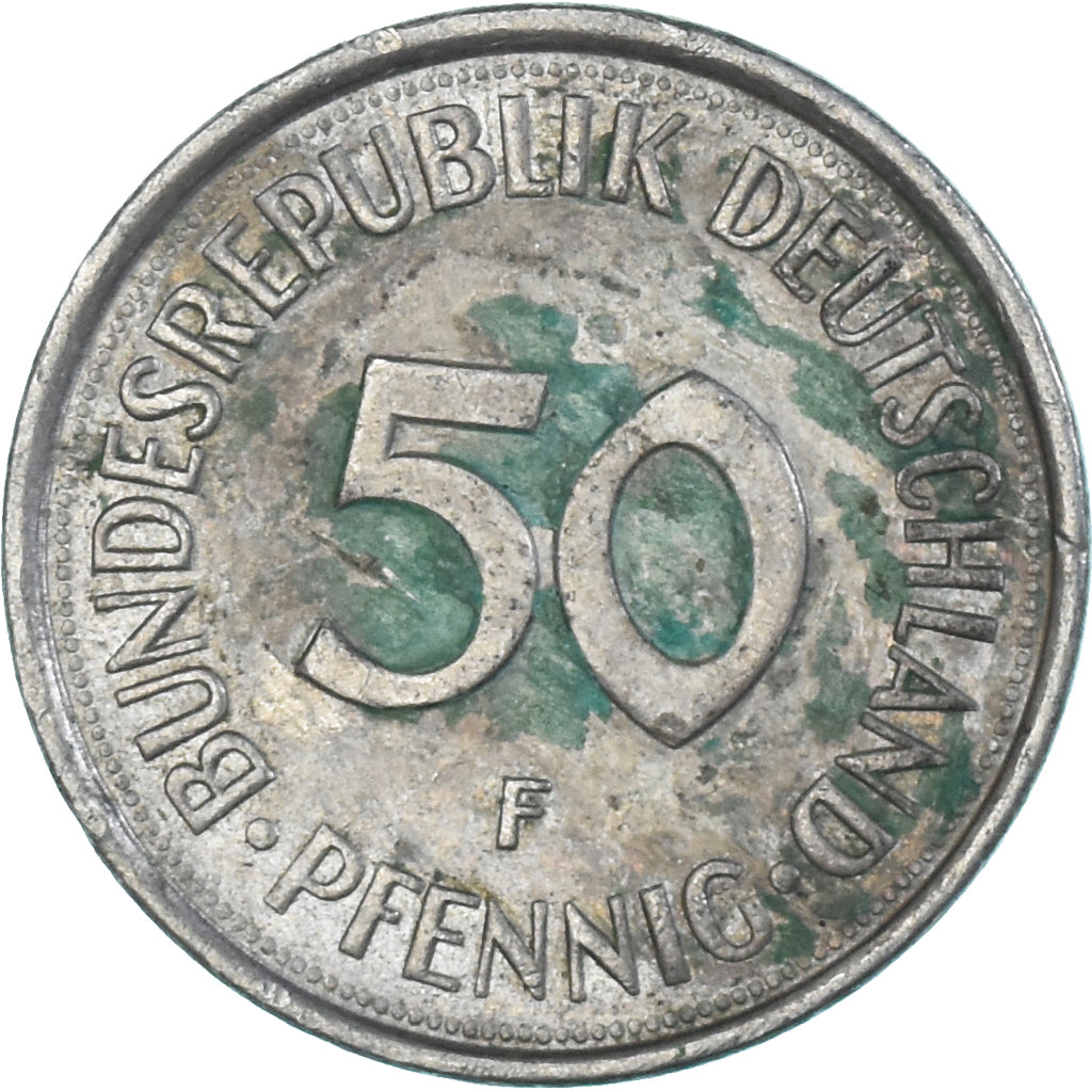 Moneta, Niemcy, 50 Pfennig, 1979