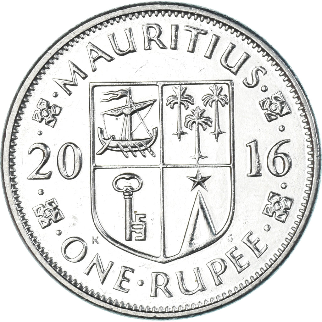 Coin, Mauritius, Rupee, 2016