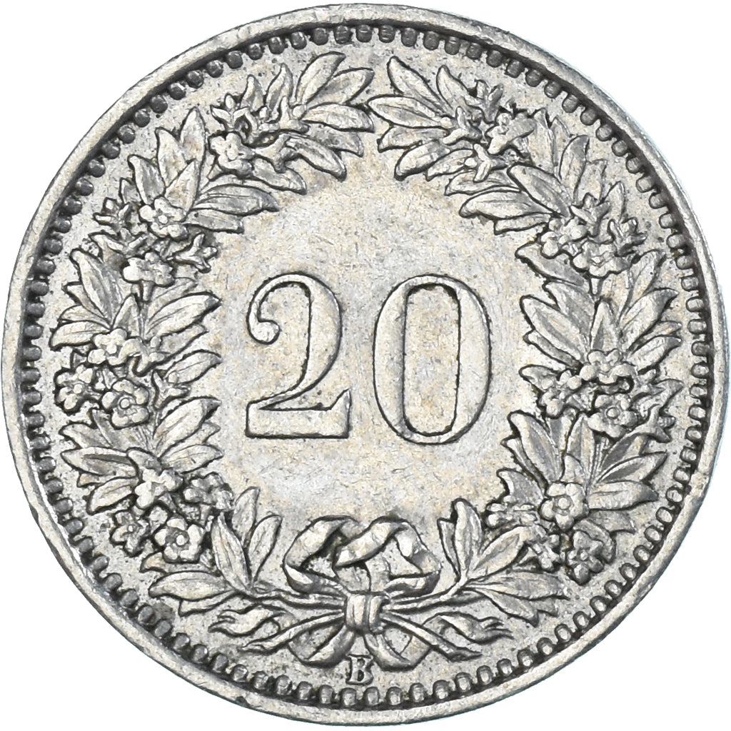 Monnaie, Suisse, 20 Rappen, 1959