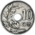 Moneda, Bélgica, 10 Centimes, 1929