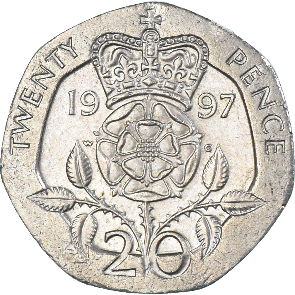 Moneda, Gran Bretaña, 20 Pence, 1997