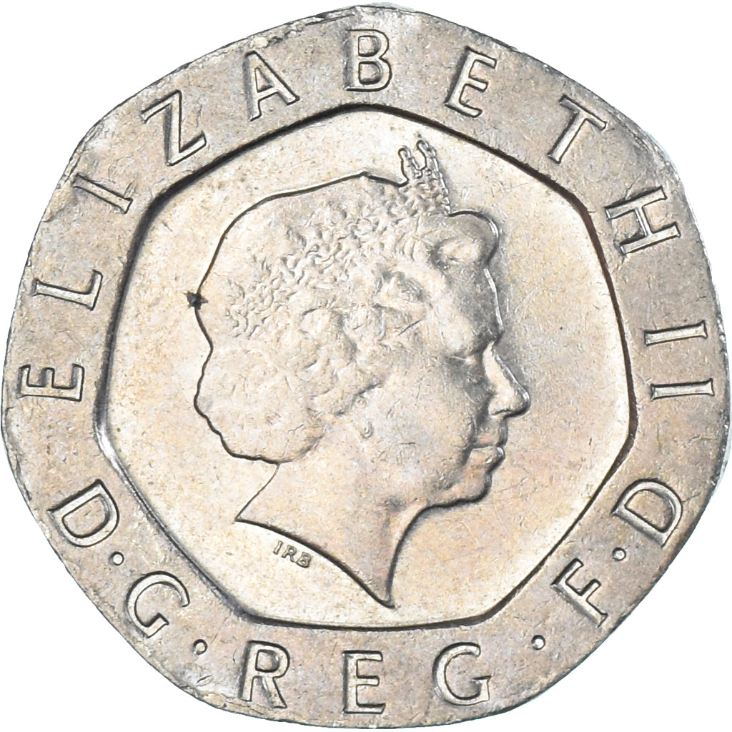 Coin, Great Britain, 20 Pence, 2002
