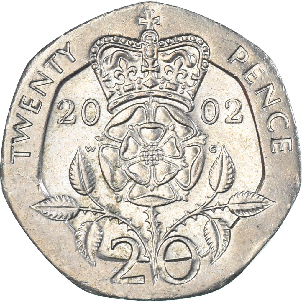 Coin, Great Britain, 20 Pence, 2002