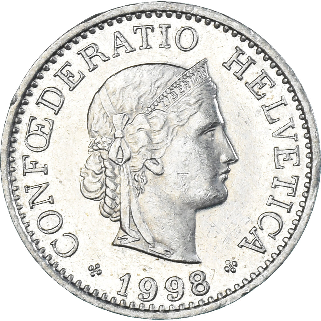 Moneta, Svizzera, 10 Rappen, 1998