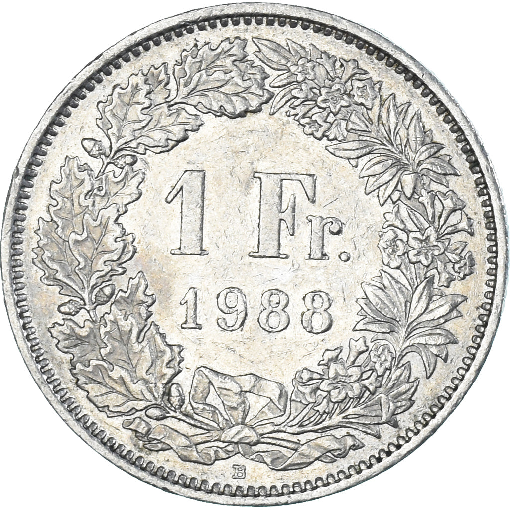 Moneta, Svizzera, Franc, 1988