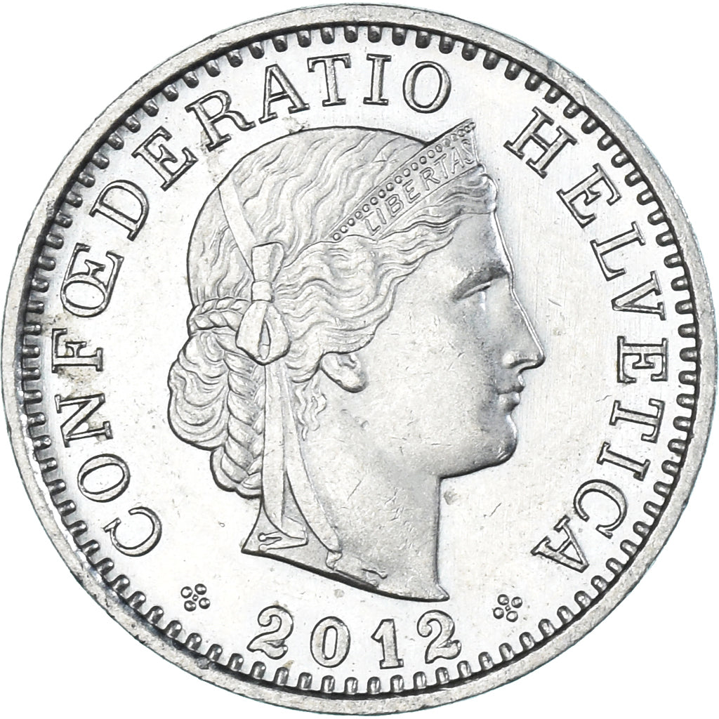 Münze, Schweiz, 20 Rappen, 2012