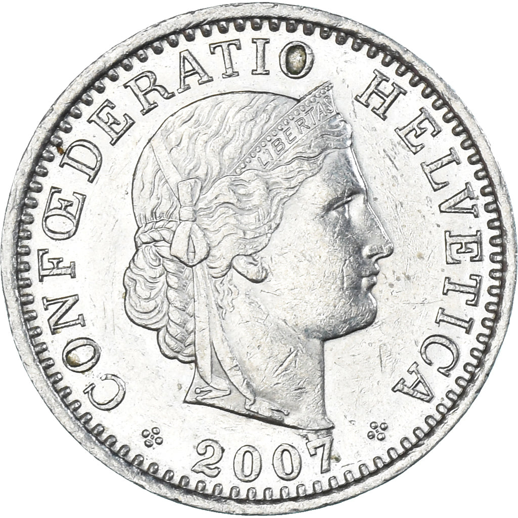 Munten, Zwitserland, 20 Rappen, 2007