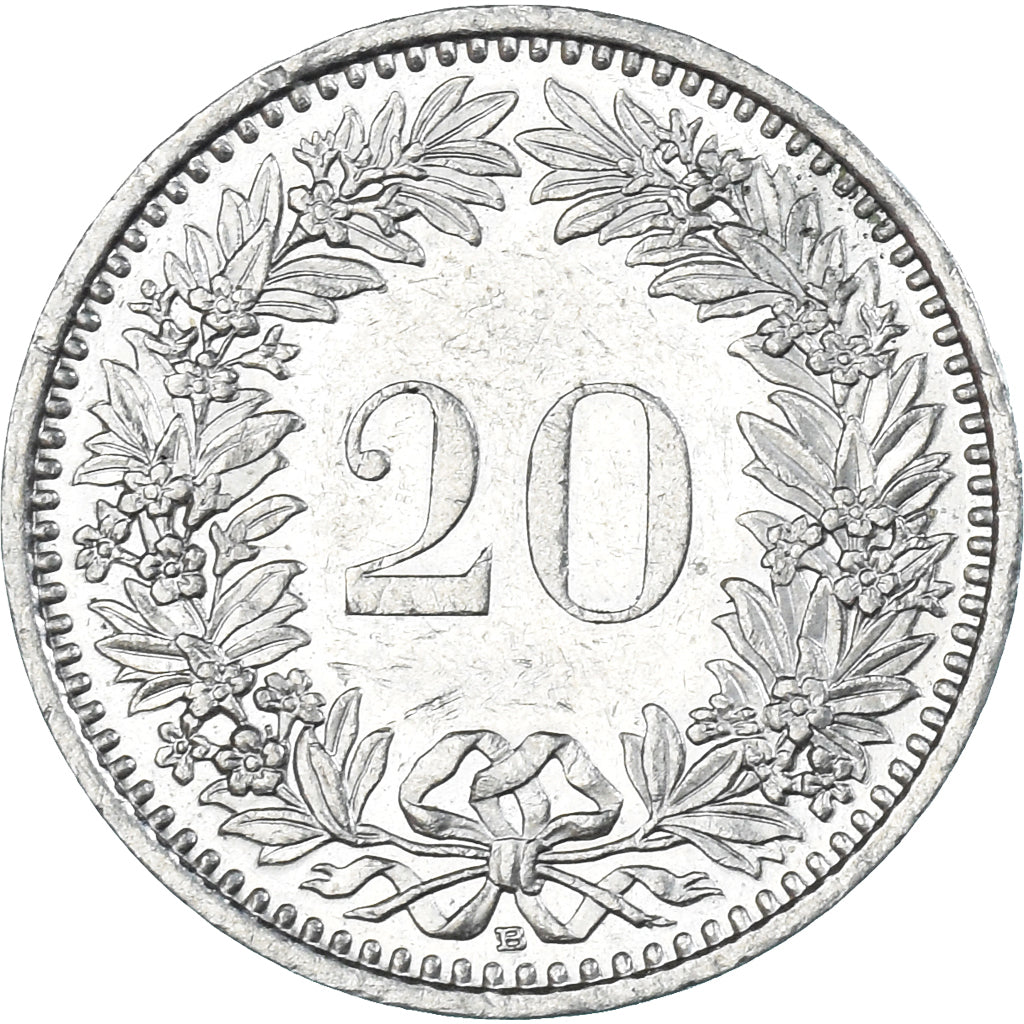 Munten, Zwitserland, 20 Rappen, 2007