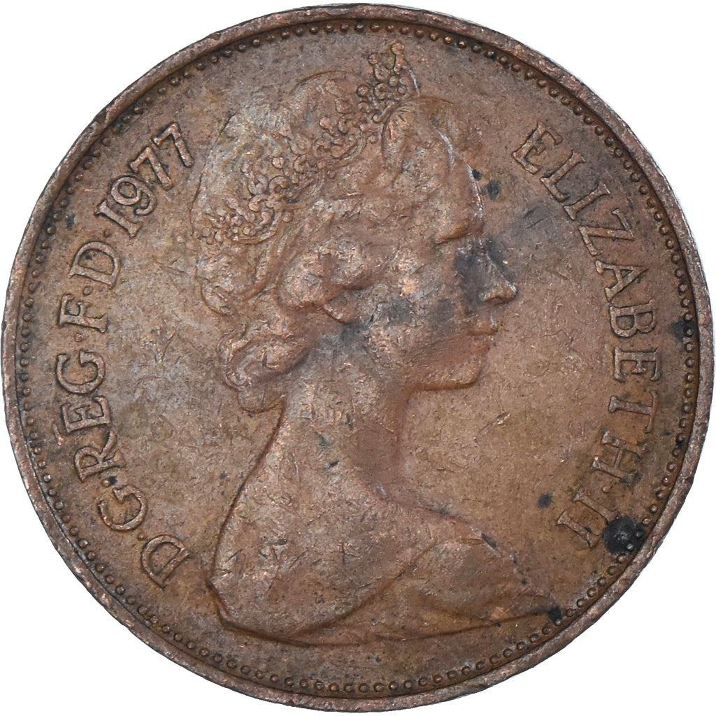 Moeda, Grã-Bretanha, 2 New Pence, 1977
