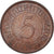 Coin, Mauritius, 5 Cents, 2017