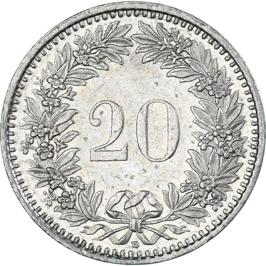Münze, Schweiz, 20 Rappen, 1994