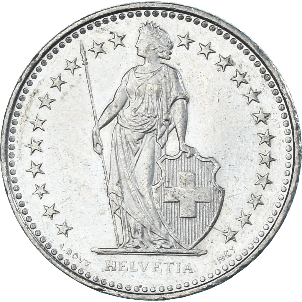 Munten, Zwitserland, 1/2 Franc, 1999