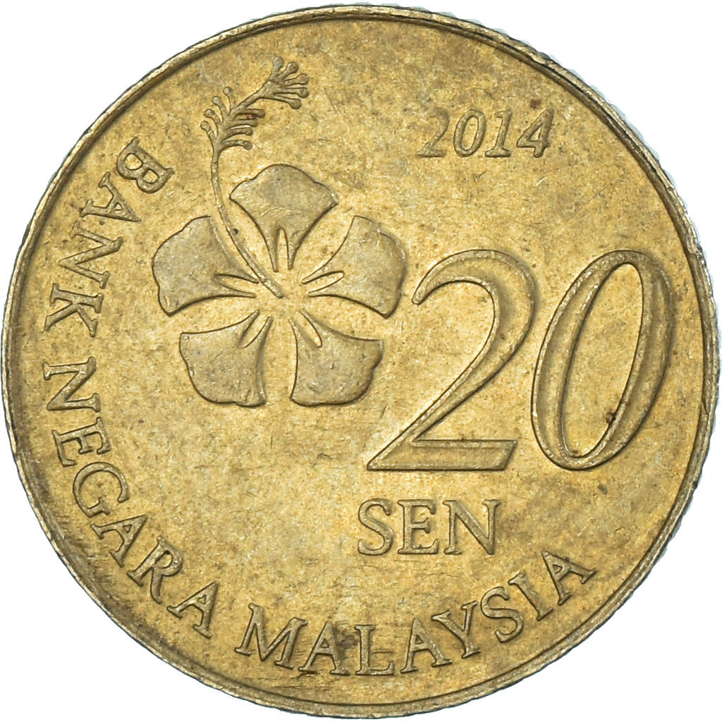 Moneda, Malasia, 20 Sen, 2014