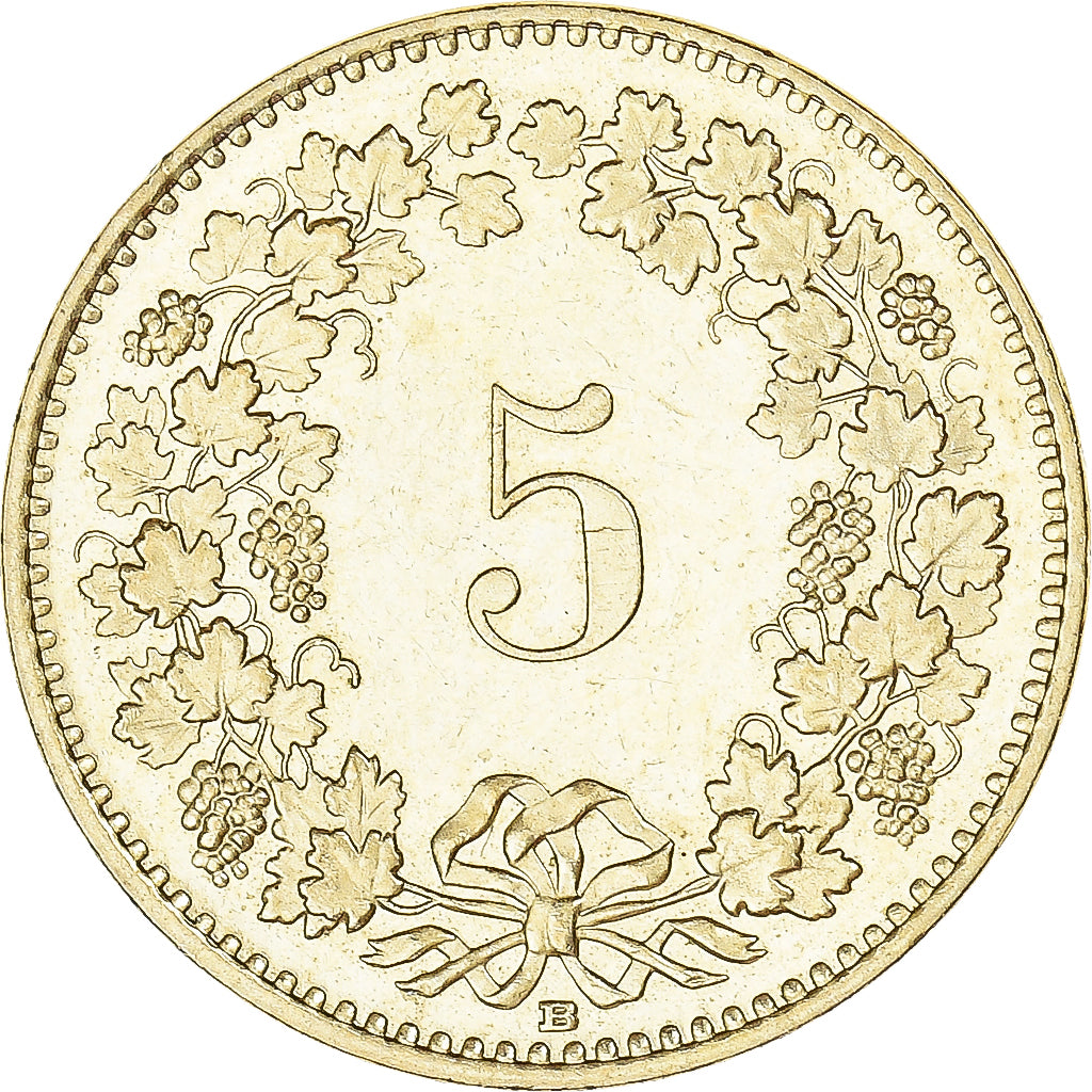 Münze, Schweiz, 5 Rappen, 2010