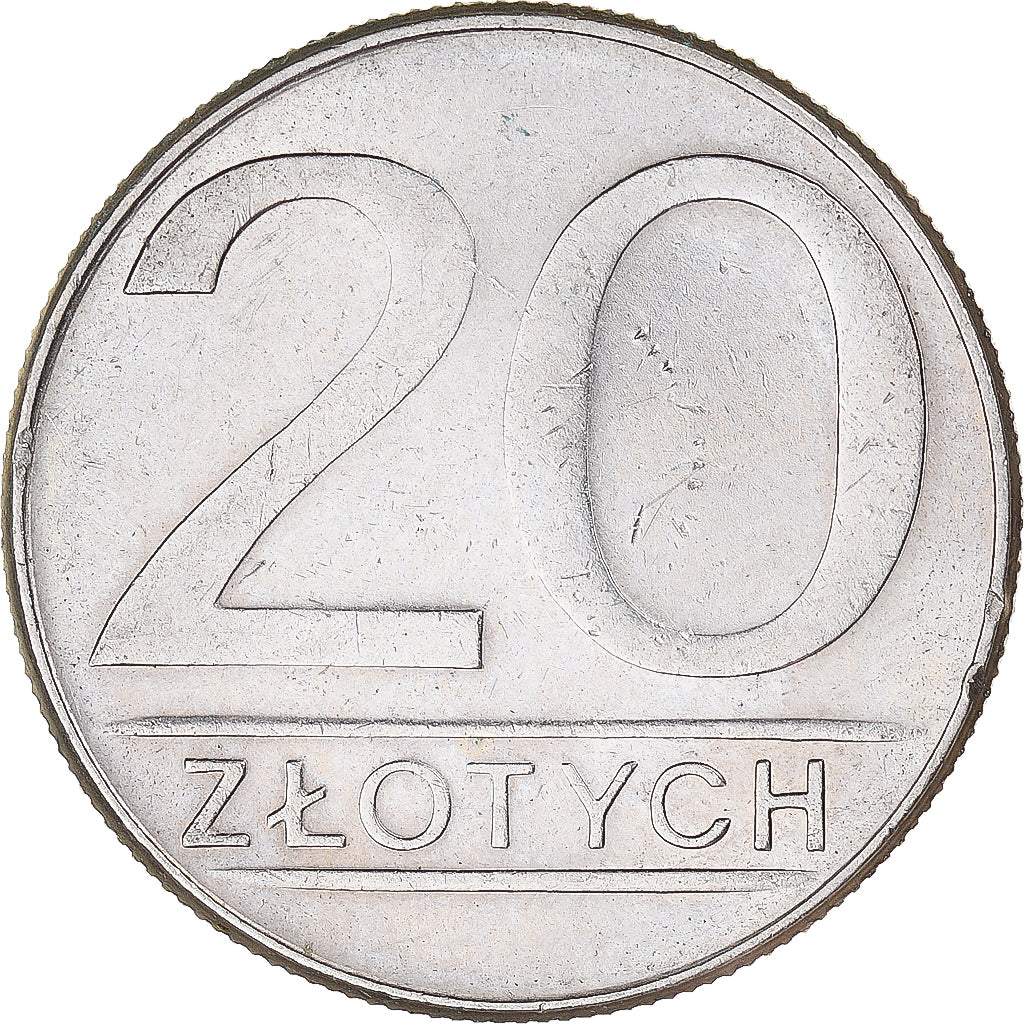 Coin, Poland, 20 Zlotych, 1987
