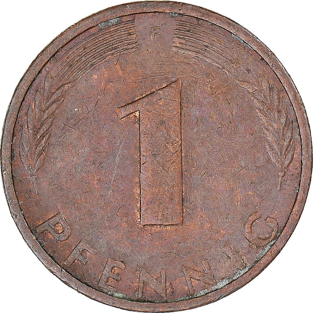 Moneta, Niemcy, Pfennig, 1974