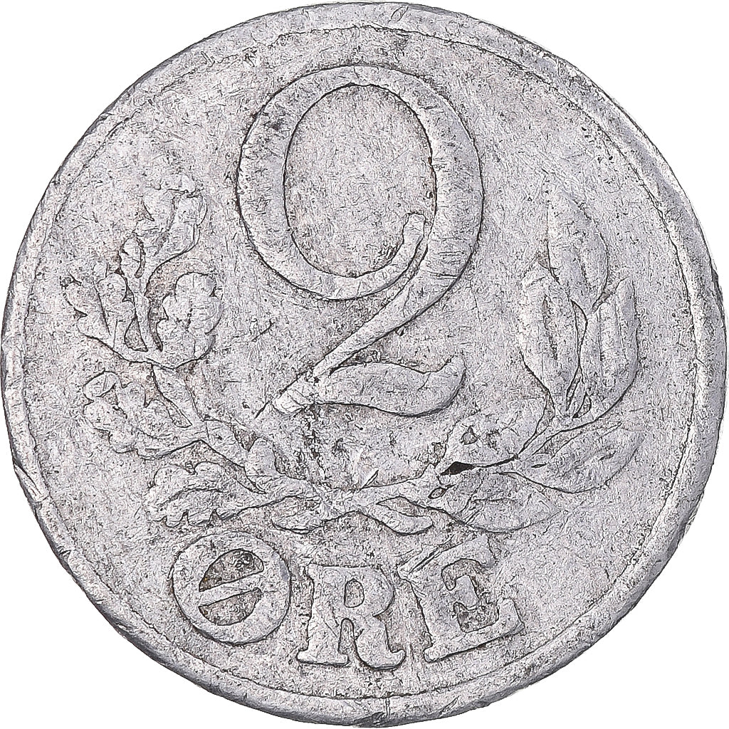 Monnaie, Danemark, 2 Öre, 1941