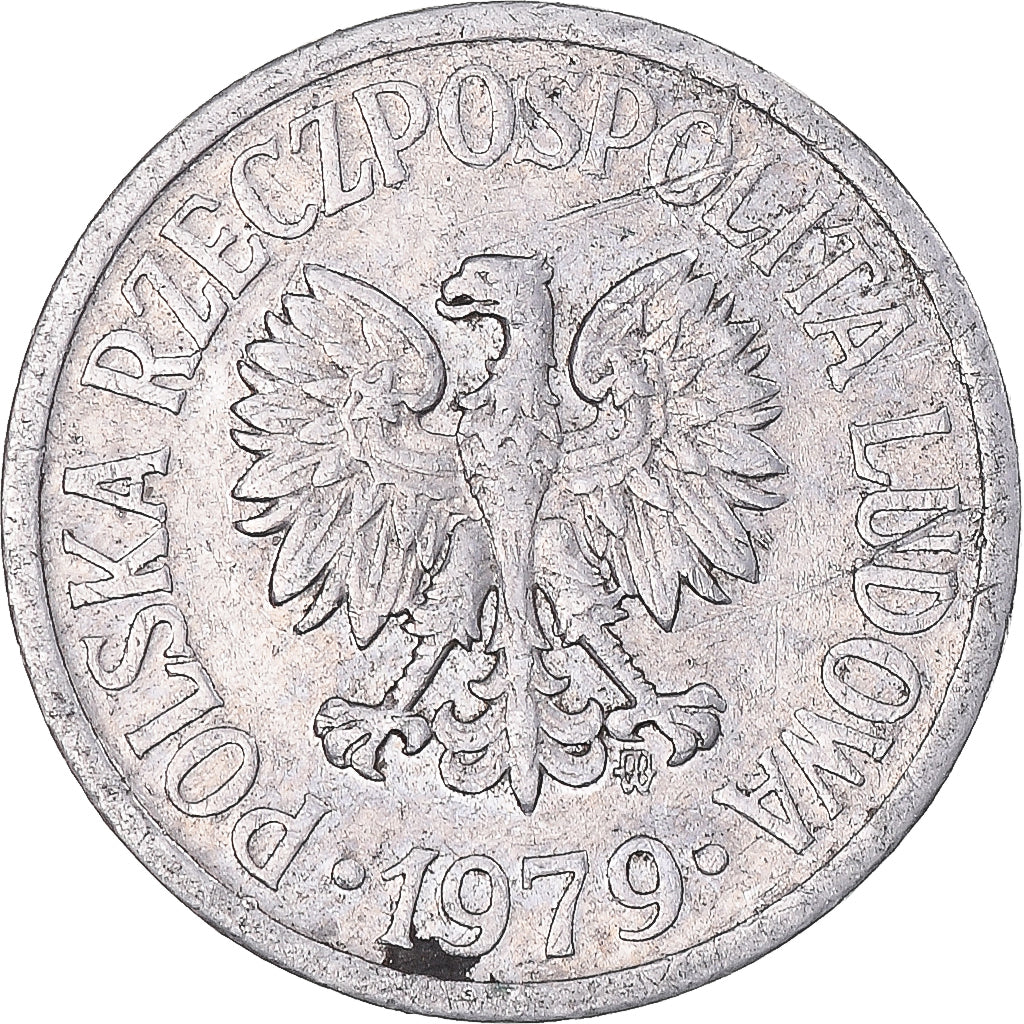 Moneta, Polonia, 10 Groszy, 1979