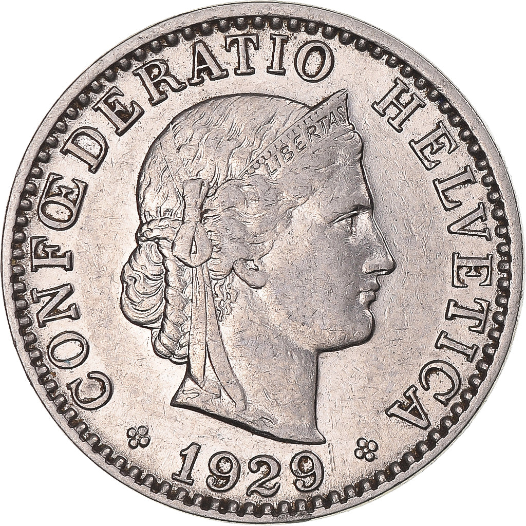 Monnaie, Suisse, 20 Rappen, 1929